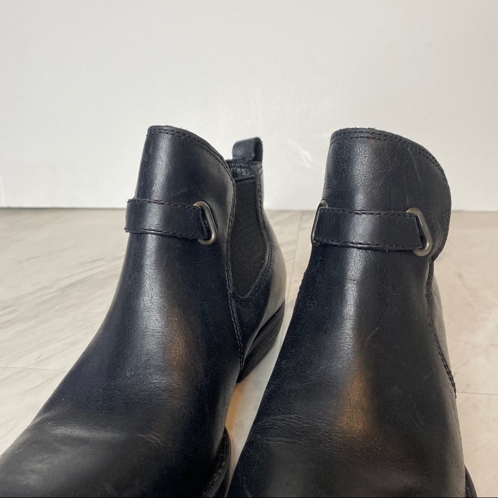 New! Born Tanaro Leather Chelsea Black Bootie 6M - Picture 11 of 14
